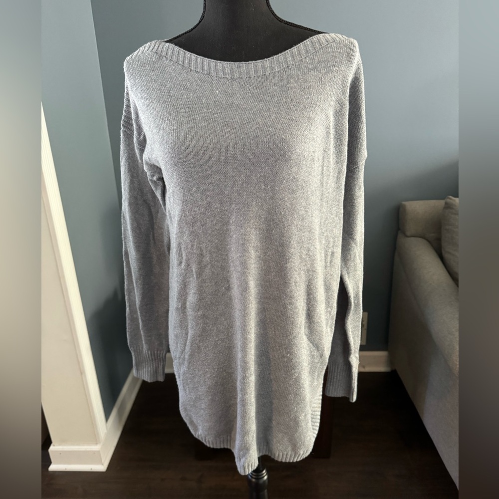 Old Navy long gray sweater NWT